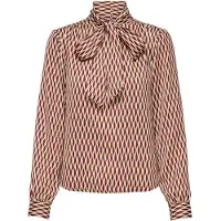 ONLY ONLJILL L/S BOW TOP PTM Dames Top - Maat XS