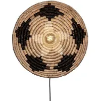 Good&Mojo LED Wandlamp Andros | E27 60W | Black/Natural/White