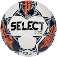 Select Master Grain Zaalvoetbal Maat 4 Wit Grijs Oranje