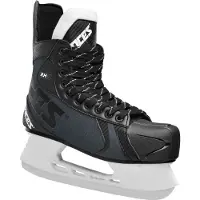 Roces – RH 6 – IJshockeyschaatsen – Schaatsen Heren – Zwart Wit – High Support Enkelcup & Comfortvoering – Maat EU 40