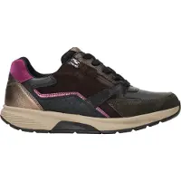 Gabor Rollingsoft Sneakers laag chocoladebruin / bessen / zwart