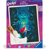Ravensburger CreArt Disney Ariel and Ursula - Schilderen op nummer voor volwassenen
