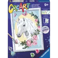 Ravensburger CreArt Unicorn Portrait - Schilderen op nummer voor kinderen