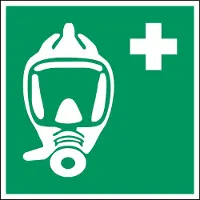 Allesveilig.nl Ademhalingsapparaat voor noodevacuatie pictogram