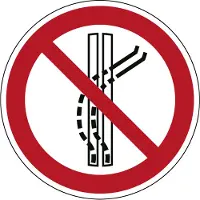 Allesveilig.nl Het sleepspoor niet verlaten pictogram