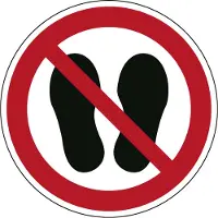 Allesveilig.nl Betreden van ruimte verboden verbodspictogram