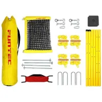 Funtec Beachvolleybal Fun Sports Set - Beachvolleybalnetten - Geel