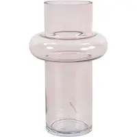 Countryfield Vaas Amy glas L12B12H20,5CM roze