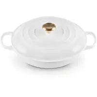 Le Creuset Campagnard Signature 'Wit' ø30cm / 3.5L