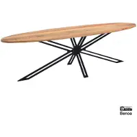 MD Interior Susy ovale eetkamertafel mangohout 180x90cm