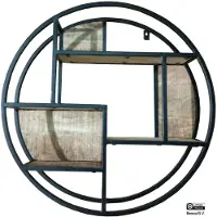 MD Interior Rino rond wandrek van mangohout 80cm
