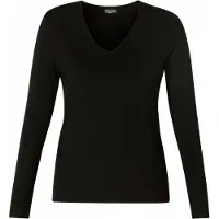 Base Level basic longsleeve Yare zwart female | Maat: 48