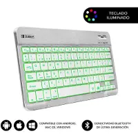 Subblim Smart Backlit Bluetooth Draadloos Toetsenbord Spaans