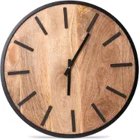 Benoa Small Mango houten klok- HorstDeco