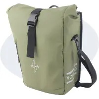 Voltano Journey Luxe Fietstas 28L - Olijf Groen - Enkele Pakaftas - Laptopvak