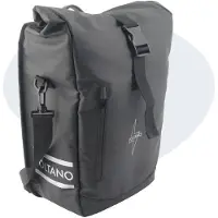 Voltano Journey Luxe Fietstas 28L - Zwart - Laptopvak - Enkele Pakaftas