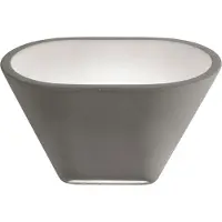 Foscarini Wandlampe , Aplomb R7s, dimbare, Grijs, Woonkamer, Beton, Designer