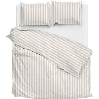 Zo! Home Dekbedovertrek Banda Di Lino Sandy Beige - 200 x 200/220 cm