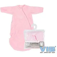 Vib - Slaapzak Luxe Katoen - Roze - Babykleertjes - Baby cadeau - zwangerschap aankondiging - geboorte cadeau