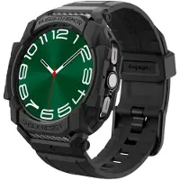 Spigen Rugged Armor Pro case voor de Samsung Galaxy Watch Ultra 2 (2026) / Ultra (2024/2025) - Matte Black