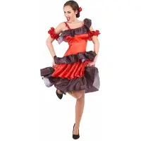 Vegaoo - Rode flamenco danseres kostuum voor vrouwen