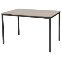 Schaffenburg Bureautafel - Domino Basic 160x80 logan - zwart frame