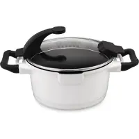 Berghoff Kookpot met Deksel Essentials Virgo Wit 16 cm