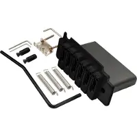 Wilkinson WVS50K/BS Tremolo Brug - Zwart Satin 2-Punts met Heavy Sustain Block