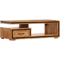 vidaXL Salontafel 100x45x33 cm massief acaciahout