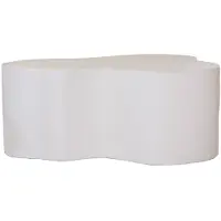 Giga Meubel Salontafel Lina Organisch Wit 100cm