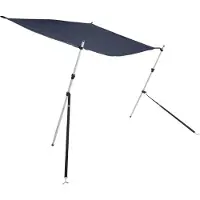 vidaXL Schaduwdoek T-top 170x208x(115-183) cm marineblauw