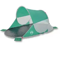 vidaXL Strandtent pop-up waterdicht zeegroen