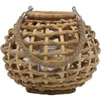 Mars & More windlicht waterhyacinth bol 25cm