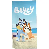 Bluey Strandlakens, Blauw strandlaken, 70x140cm (140 x 70 cm)