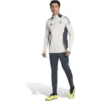 Adidas Real Madrid Trainingspak 1/4-Zip Europees 2024-2025 Beige Donkergrijs Bruin