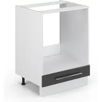 Vicco Fame-Line Ovenombouwkast – 60 cm zonder werkblad Antraciet Hoogglans