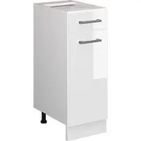 Vicco R-Line Keukenonderkast – 30 cm zonder werkblad Wit Hoogglans