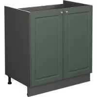 Vicco Wastafelkast Fame-Line Groen-Goud Landhuis 80 cm zonder werkblad, Model 37990