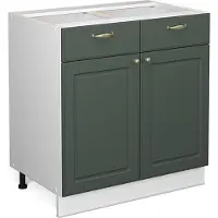 Vicco Fame-Line Keukenonderkast – 80 cm zonder werkblad Groen-Goud Landhuis