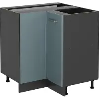 Vicco R-Line Hoekkast – 75.6 cm zonder werkblad Blauw-grijs