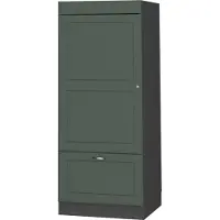 Vicco Hoge kast Fame-Line Groen-Goud landelijk/Antraciet 60 cm, Model 38579