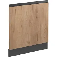Vicco R-Line Frontpaneel – 59.6 cm J-vorm, zonder werkblad Krachtige eik goud