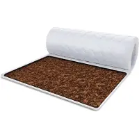 FDM KOKOS Topmatras 80x200 cm - Hoogte 1 cm H4 - Koudschuim Topmatrassen Topper Topdekmatras - Kokos - - Antiallergisch