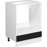 Vicco R-Line Ovenombouwkast – 60 cm zonder werkblad Zwart hoogglans