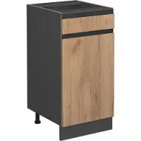 Vicco R-Line Keukenonderkast – 40 cm J-vorm, zonder werkblad Krachtige eik goud