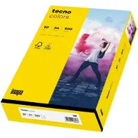OVOL Kleurenpapier tecno Colors, A4-formaat, 80 g/m², geel, pak van 500 vellen