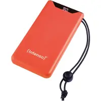 Intenso F10000 Powerbank 10000 mAh Quick Charge, USB PD LiPo USB-A, USB-C Oranje Statusweergave