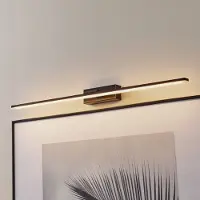 MCJ Wandlamp Miroir, zwart, Badkamer, Aluminium, Modern, Wandlamp