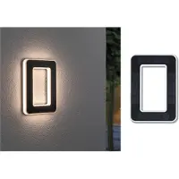 Paulmann 79851 4000870798515 Huisnummerlamp op zonne-energie Energielabel: A (A - G) 0.20 W Warmwit Zwart