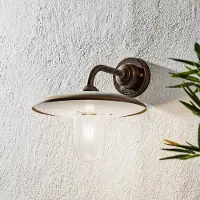 MORETTI Wandlamp buiten CASALE, dimbaar, koper, Messing, Landelijk
